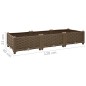 vidaXL Arriate 120x40x23 cm polipropileno vidaXL Arriate 120x40x23 cm polipropileno