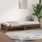vidaXL Sofá cama extraíble madera maciza de pino marrón 2x(90x200) cm vidaXL Sofá cama extraíble madera maciza de pino marrón 2x(90x200) cm