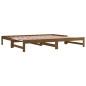 vidaXL Sofá cama extraíble madera maciza de pino marrón 2x(90x200) cm vidaXL Sofá cama extraíble madera maciza de pino marrón 2x(90x200) cm