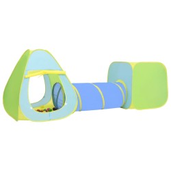 vidaXL Tienda de juegos para niños con 100 bolas multicolor