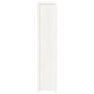 vidaXL Aparador alto madera maciza de pino blanco 80x35x154 cm