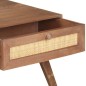 vidaXL Mesa de centro de madera maciza de mango 100x60x40 cm