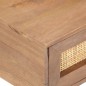 vidaXL Mesa de centro de madera maciza de mango 100x60x40 cm