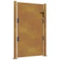 vidaXL Puerta de jardín acero corten 105x155 cm vidaXL Puerta de jardín acero corten 105x155 cm