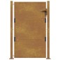 vidaXL Puerta de jardín acero corten 105x155 cm vidaXL Puerta de jardín acero corten 105x155 cm