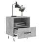 vidaXL Mesita noche 2 uds madera ingeniería gris hormigón 40x35x47,5cm vidaXL Mesita noche 2 uds madera ingeniería gris hormigón 40x35x47,5cm