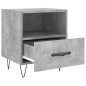 vidaXL Mesita noche 2 uds madera ingeniería gris hormigón 40x35x47,5cm vidaXL Mesita noche 2 uds madera ingeniería gris hormigón 40x35x47,5cm