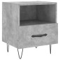 vidaXL Mesita noche 2 uds madera ingeniería gris hormigón 40x35x47,5cm vidaXL Mesita noche 2 uds madera ingeniería gris hormigón 40x35x47,5cm
