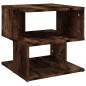 vidaXL Mesa auxiliar madera contrachapada roble ahumado 40x40x40 cm vidaXL Mesa auxiliar madera contrachapada roble ahumado 40x40x40 cm