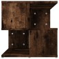 vidaXL Mesa auxiliar madera contrachapada roble ahumado 40x40x40 cm vidaXL Mesa auxiliar madera contrachapada roble ahumado 40x40x40 cm