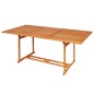 vidaXL Conjunto de comedor de jardín 7 piezas madera maciza de teca vidaXL Conjunto de comedor de jardín 7 piezas madera maciza de teca