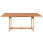 vidaXL Conjunto de comedor de jardín 7 piezas madera maciza de teca vidaXL Conjunto de comedor de jardín 7 piezas madera maciza de teca