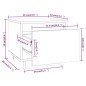 vidaXL Mesitas de noche 2 uds madera maciza de pino 35x34x32 cm vidaXL Mesitas de noche 2 uds madera maciza de pino 35x34x32 cm