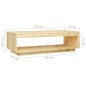 vidaXL Mesa de centro de madera maciza de abeto 110x50x33,5 cm vidaXL Mesa de centro de madera maciza de abeto 110x50x33,5 cm