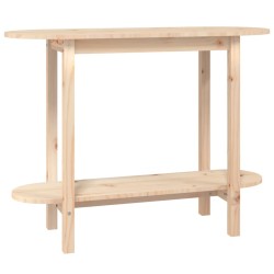 vidaXL Mesa consola madera maciza de pino 110x40x80 cm