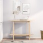 vidaXL Mesa consola madera maciza de pino 110x40x80 cm vidaXL Mesa consola madera maciza de pino 110x40x80 cm
