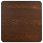 vidaXL Mesa de bistró MDF marrón oscuro 50x50 cm vidaXL Mesa de bistró MDF marrón oscuro 50x50 cm