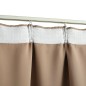 vidaXL Cortinas opacas con ganchos 2 piezas gris topo 140x245 cm vidaXL Cortinas opacas con ganchos 2 piezas gris topo 140x245 cm