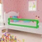 vidaXL Barandilla de seguridad cama de niño poliéster verde 180x42 cm vidaXL Barandilla de seguridad cama de niño poliéster verde 180x42 cm