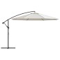 vidaXL Sombrilla voladiza 3,5 m blanco arena vidaXL Sombrilla voladiza 3,5 m blanco arena