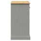 vidaXL Aparador con cajones VIGO madera maciza pino gris 113x40x75 cm vidaXL Aparador con cajones VIGO madera maciza pino gris 113x40x75 cm