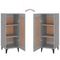 vidaXL Aparador madera de ingeniería gris Sonoma 34,5x34x90 cm