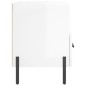 vidaXL Mesita noche 2 uds madera ingeniería blanco brillo 40x35x47,5cm vidaXL Mesita noche 2 uds madera ingeniería blanco brillo 40x35x47,5cm