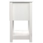 vidaXL Mesitas de noche 2 uds madera maciza pino blanco 40x35x61,5 cm vidaXL Mesitas de noche 2 uds madera maciza pino blanco 40x35x61,5 cm