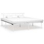 vidaXL Estructura de cama de metal blanco 200x200 cm vidaXL Estructura de cama de metal blanco 200x200 cm