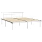 vidaXL Estructura de cama de metal blanco 200x200 cm vidaXL Estructura de cama de metal blanco 200x200 cm