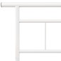 vidaXL Estructura de cama de metal blanco 200x200 cm vidaXL Estructura de cama de metal blanco 200x200 cm