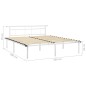 vidaXL Estructura de cama de metal blanco 200x200 cm vidaXL Estructura de cama de metal blanco 200x200 cm