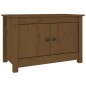 vidaXL Armario zapatero madera maciza de pino marrón miel 70x38x45,5cm vidaXL Armario zapatero madera maciza de pino marrón miel 70x38x45,5cm