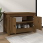 vidaXL Armario zapatero madera maciza de pino marrón miel 70x38x45,5cm vidaXL Armario zapatero madera maciza de pino marrón miel 70x38x45,5cm