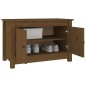 vidaXL Armario zapatero madera maciza de pino marrón miel 70x38x45,5cm vidaXL Armario zapatero madera maciza de pino marrón miel 70x38x45,5cm