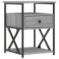 vidaXL Mesita de noche madera de ingeniería gris Sonoma 40x42x55 cm vidaXL Mesita de noche madera de ingeniería gris Sonoma 40x42x55 cm