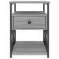 vidaXL Mesita de noche madera de ingeniería gris Sonoma 40x42x55 cm vidaXL Mesita de noche madera de ingeniería gris Sonoma 40x42x55 cm