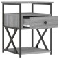 vidaXL Mesita de noche madera de ingeniería gris Sonoma 40x42x55 cm vidaXL Mesita de noche madera de ingeniería gris Sonoma 40x42x55 cm