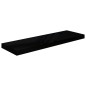 vidaXL Estante flotante de pared MDF negro brillante 80x23,5x3,8 cm vidaXL Estante flotante de pared MDF negro brillante 80x23,5x3,8 cm