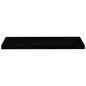vidaXL Estante flotante de pared MDF negro brillante 80x23,5x3,8 cm vidaXL Estante flotante de pared MDF negro brillante 80x23,5x3,8 cm