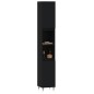 vidaXL Armario de baño madera contrachapada negro 30x30x190 cm vidaXL Armario de baño madera contrachapada negro 30x30x190 cm