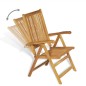 vidaXL Conjunto de comedor de jardín 9 piezas madera maciza de teca vidaXL Conjunto de comedor de jardín 9 piezas madera maciza de teca