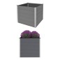 vidaXL Arriate de WPC gris 100x100x91 cm vidaXL Arriate de WPC gris 100x100x91 cm