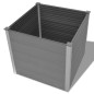 vidaXL Arriate de WPC gris 100x100x91 cm vidaXL Arriate de WPC gris 100x100x91 cm