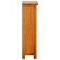 vidaX Estantería madera maciza de roble 45x22,5x82 cm vidaX Estantería madera maciza de roble 45x22,5x82 cm