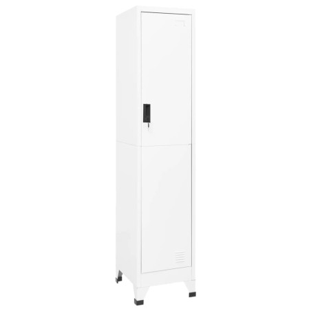 vidaXL Taquilla de acero blanco 38x45x180 cm