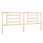 vidaXL Cabecero de cama madera maciza de pino 206x4x100 cm vidaXL Cabecero de cama madera maciza de pino 206x4x100 cm