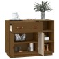 vidaXL Aparador de madera maciza de pino marrón miel 98,5x40x75 cm vidaXL Aparador de madera maciza de pino marrón miel 98,5x40x75 cm