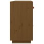 vidaXL Aparador de madera maciza de pino marrón miel 98,5x40x75 cm vidaXL Aparador de madera maciza de pino marrón miel 98,5x40x75 cm