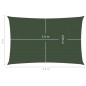 vidaXL Toldo de vela verde oscuro HDPE 160 g/m² 2x4,5 m vidaXL Toldo de vela verde oscuro HDPE 160 g/m² 2x4,5 m